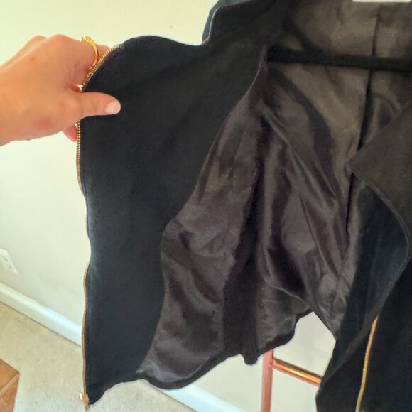 Calvin Klein Faux Suede Coat - Picture 5 of 7